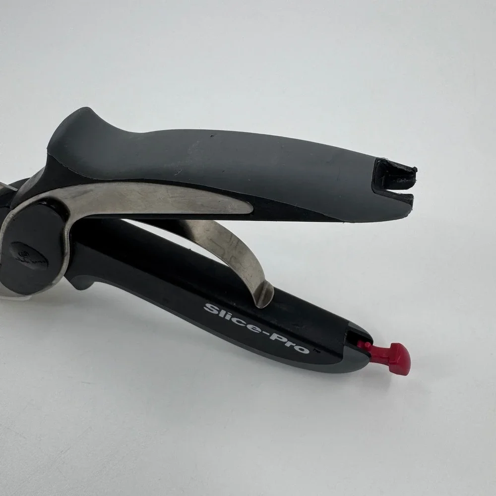 Whole Home Slice-Pro Food Chopper Black‎ Grey German Stainless Blade